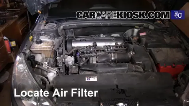 2005 Peugeot 407 SW 2.0L 4 Cyl. Air Filter (Engine) Replace